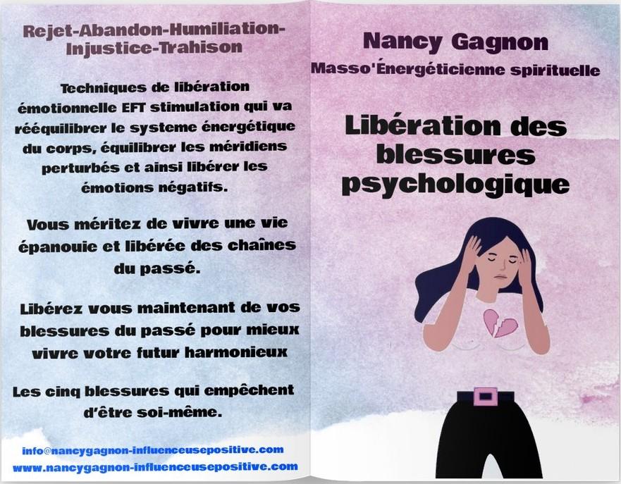 Depliants blessures psychologique